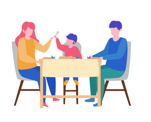 うちの子食べるのが遅いしお口ポカンと開いているのですけど？